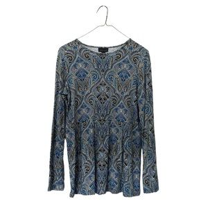 J Jill wearever stretch Jersey long sleeve top